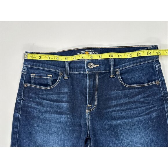 Lucky Brand Pants Womens 6 28 Sofia Skinny Jeans Stretch Denim Dark Mid 30x31 - Picture 9 of 15